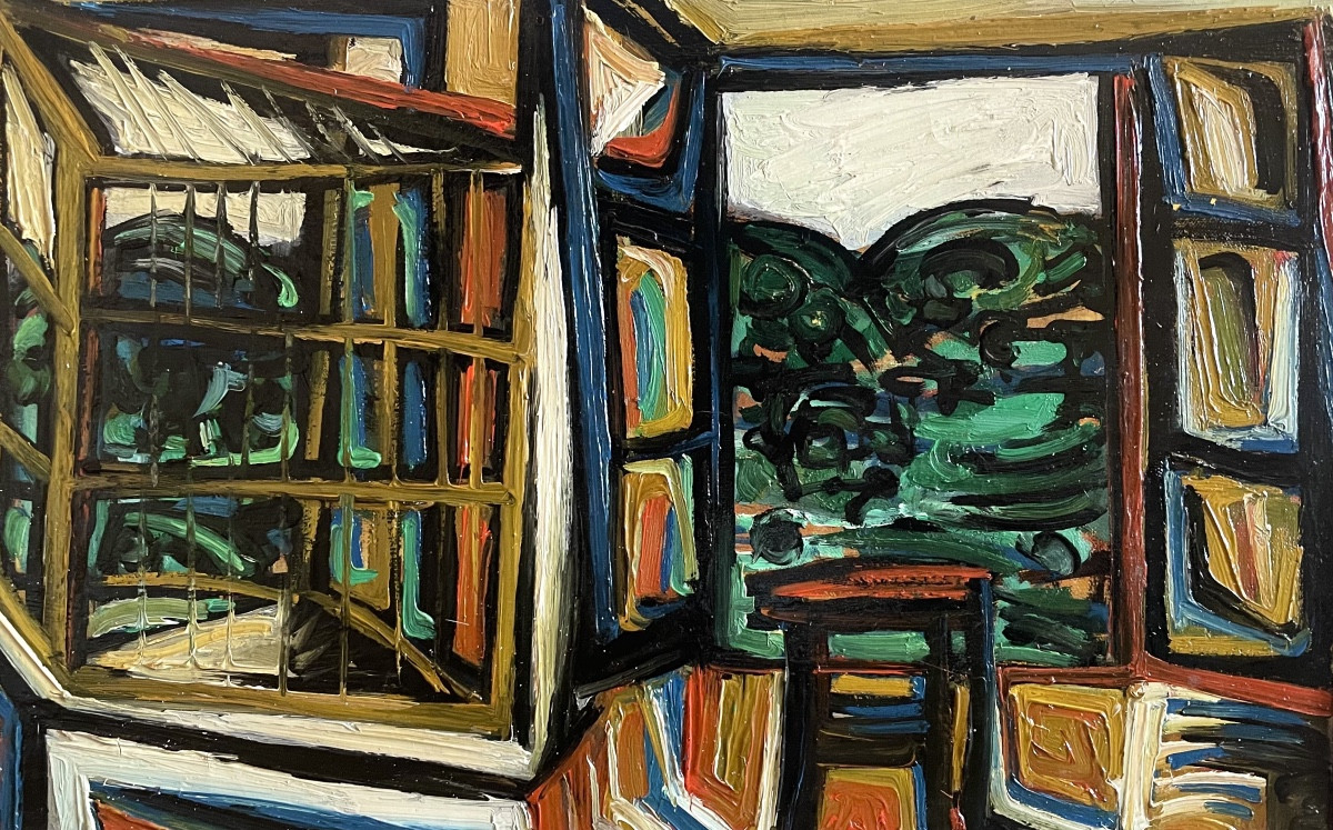 Georges-henri Pescadère (1915 - 2003) — Cage, Open Window