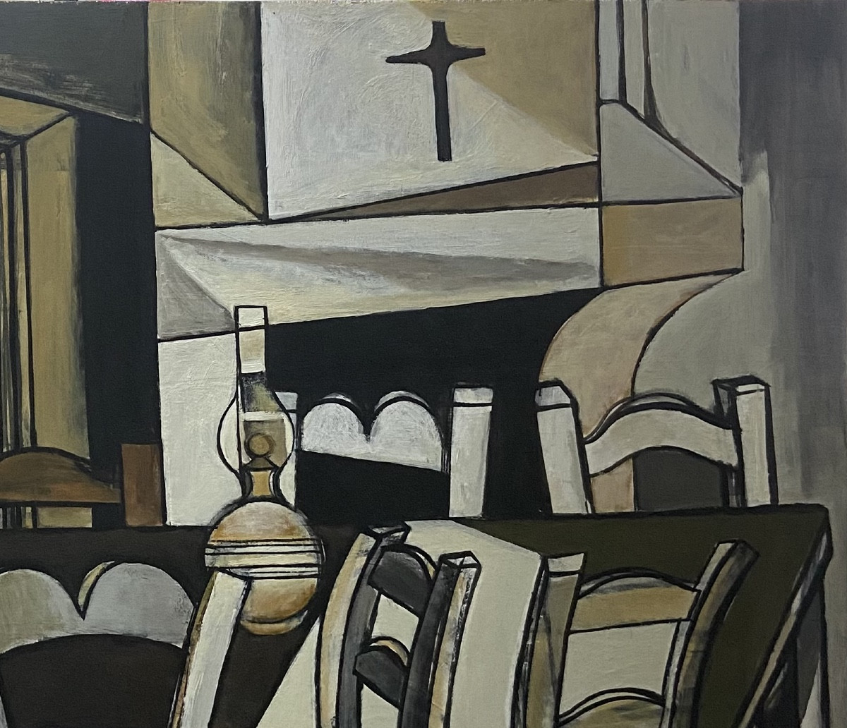 Georges-Henri Pescadère (1915 - 2003) — Dans la salle à manger, Savacane, juin 1977-photo-3