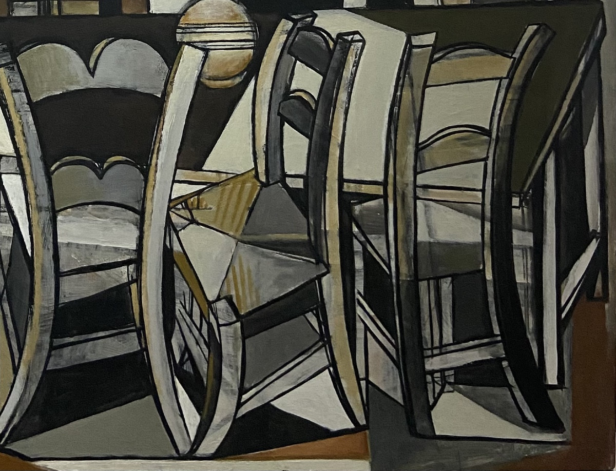 Georges-Henri Pescadère (1915 - 2003) — Dans la salle à manger, Savacane, juin 1977-photo-4