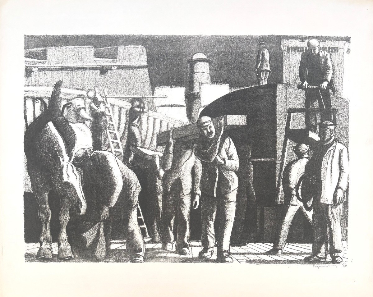  Disembarkation In The Port Of Marseille