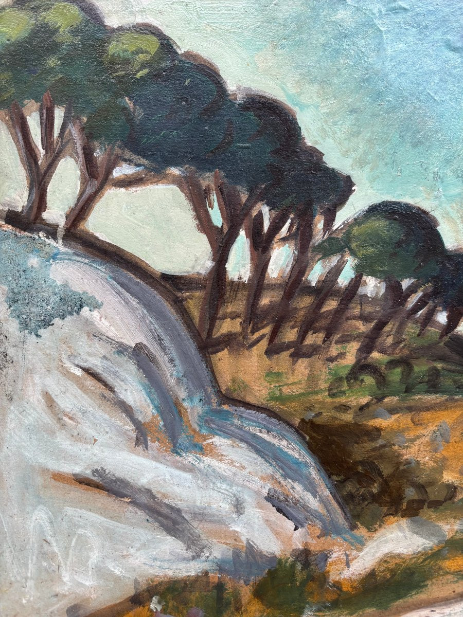 Auguste Chabaud (1882-1955) — La route blanche-photo-4