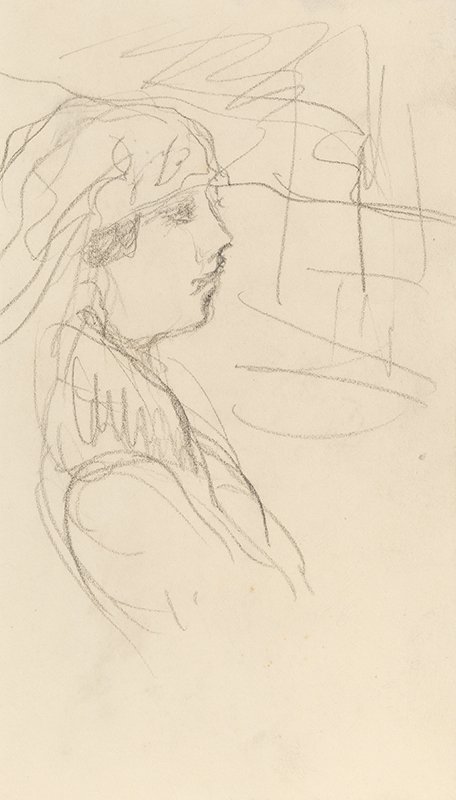 Pierre Bonnard (1867–1947) - Young Woman With A Turban (lucienne Dupuy De Frenelle), Circa 1918