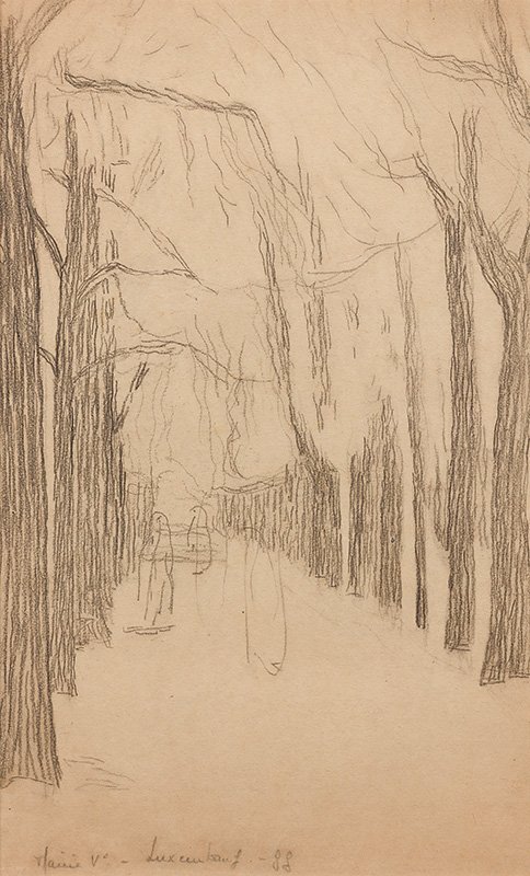 Henri Martin (1860-1943) - Allée du Luxembourg