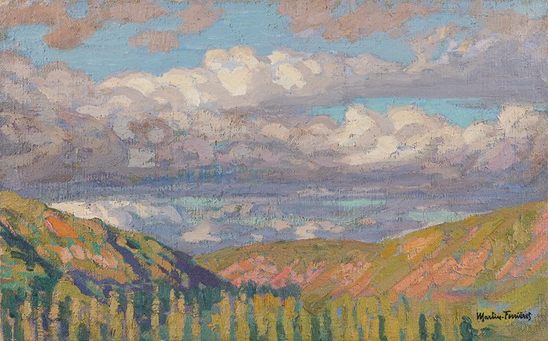 Jacques Martin Ferrières (1893–1972) - The Bottom Of The Vert Valley As Seen From Marquayrol