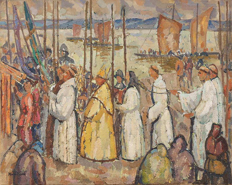Jacques Martin Ferrières (1893–1972) - Religious Procession