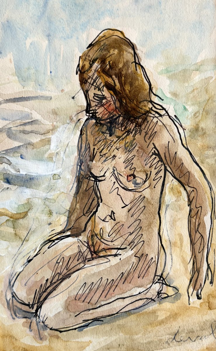 Pierre Deval (1897 - 1993) Baigneuses à genoux
