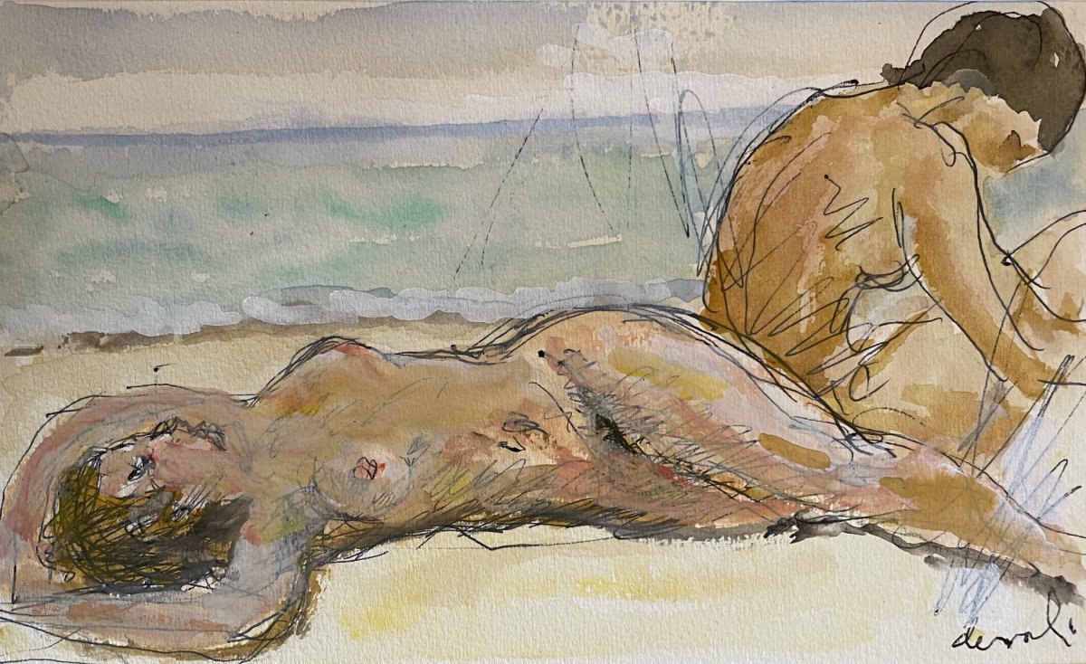 Pierre Deval (1897–1993) - Nudes On The Beach, Levant Islands