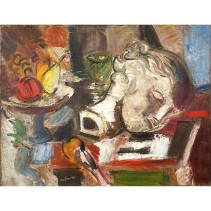 Charles Dufresne (1876 - 1938) — Tête en plâtre