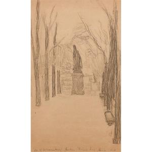 Henri Martin (1860-1943) - Vers l'allée des Reines