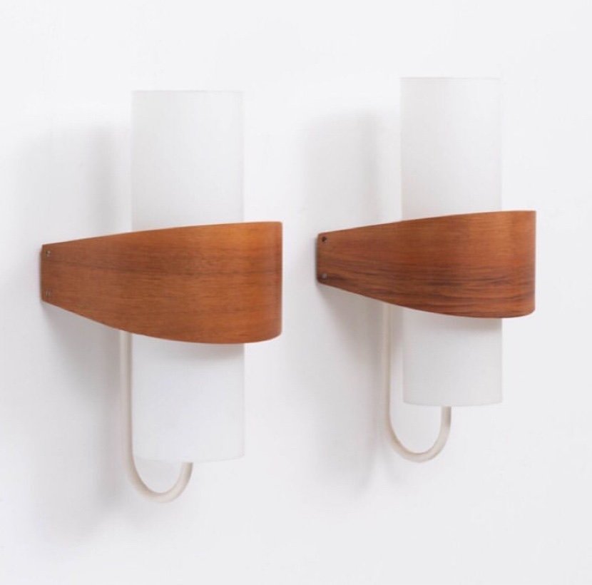 Paire Appliques Louis Kalff. Edition Philipps.-photo-4