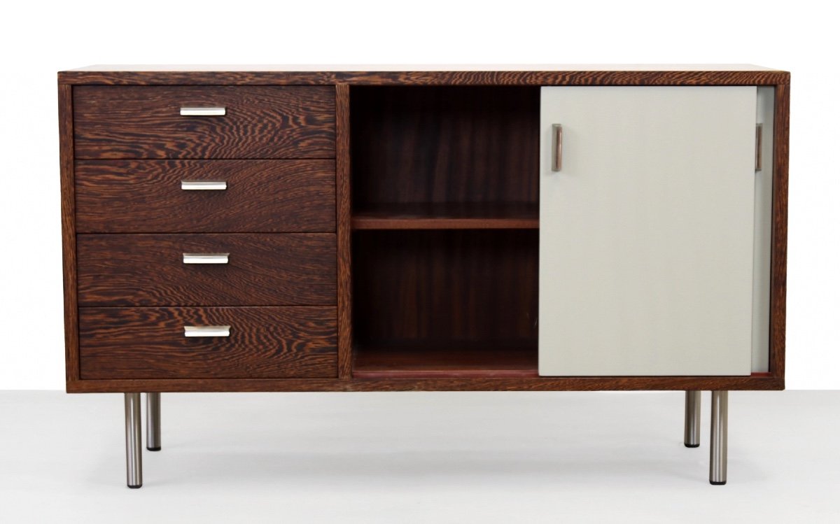Scandinavian Modernist Sideboard In Wenge Wood.-photo-3