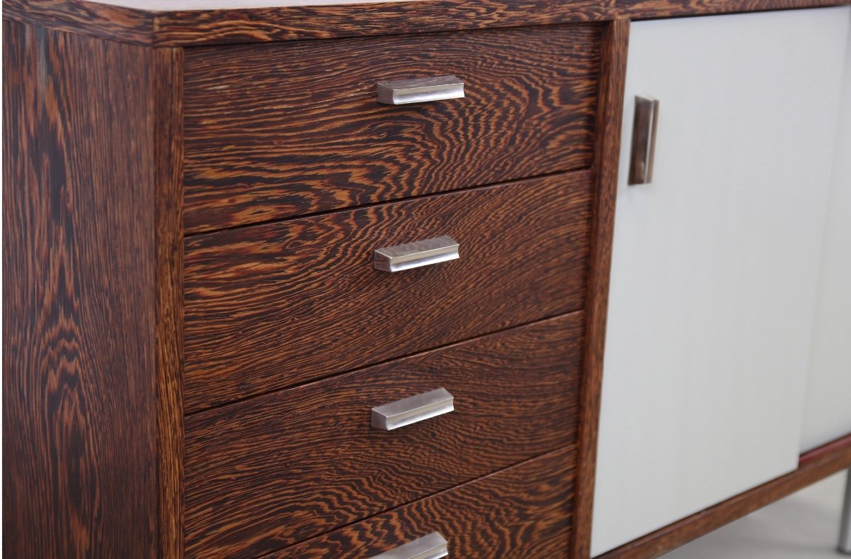 Scandinavian Modernist Sideboard In Wenge Wood.-photo-1
