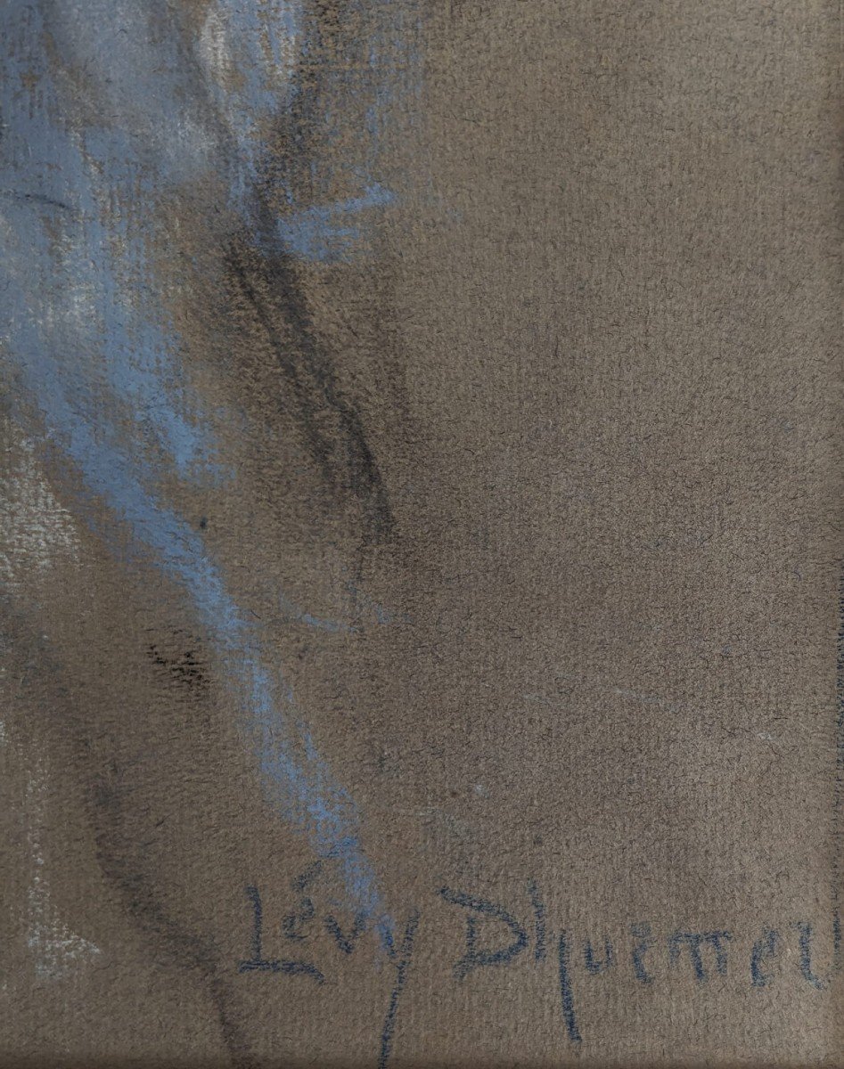 Lucien Lévy-dhurmer, Cheval, Pastel Sur Papier-photo-4