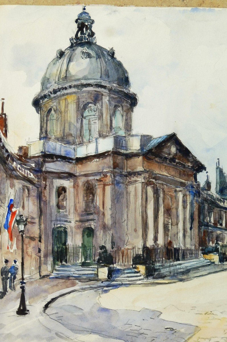 Georges Rose 1895-1951 Paris The Watercolor Institute-photo-2