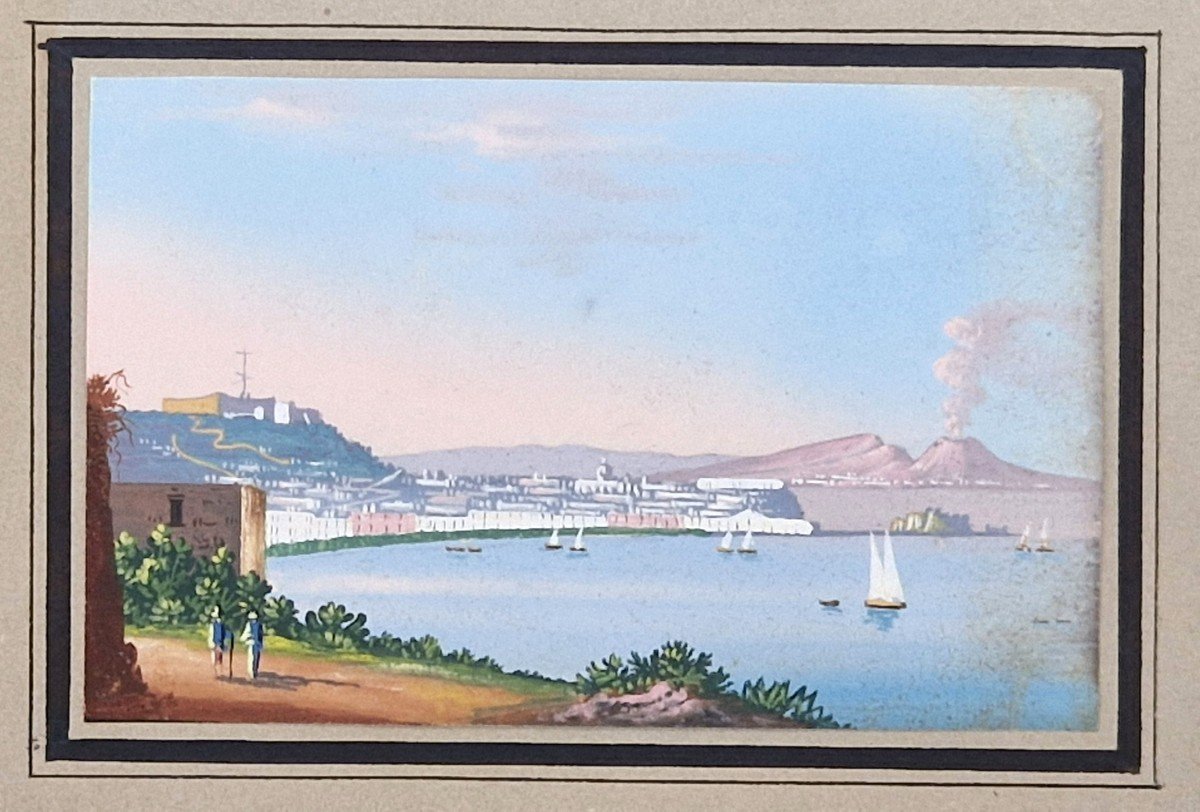 Neapolitan Gouache Around 1830-photo-1