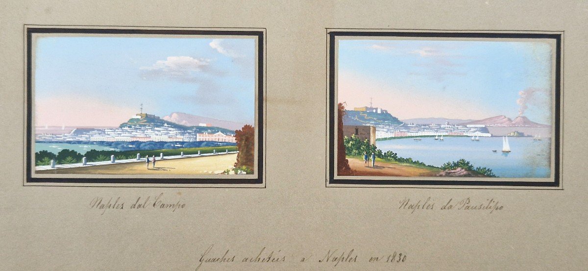 Neapolitan Gouache Around 1830-photo-2