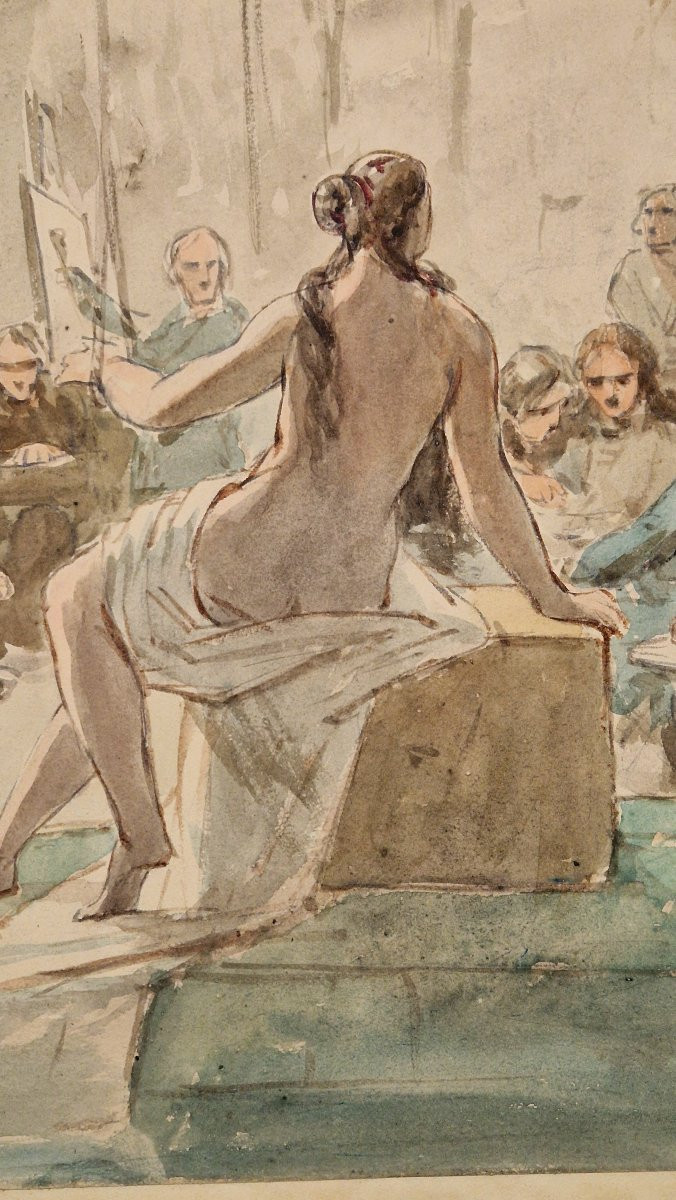 John James Chalon 1778-1854 (english School) A Course In Watercolor Drawing-photo-2