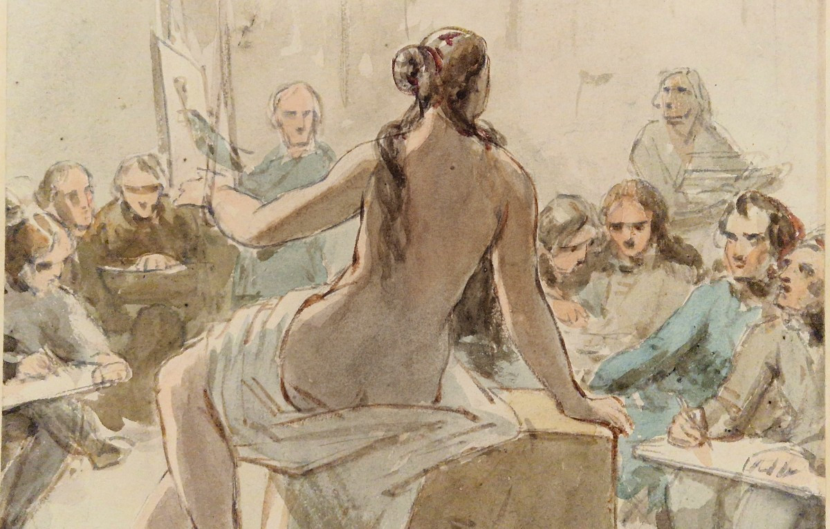 John James Chalon 1778-1854 (english School) A Course In Watercolor Drawing-photo-3