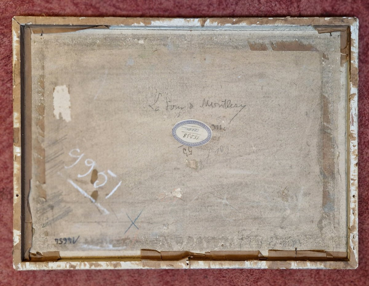 Auguste Lepère 1849-1918 The Tower Of Montlhéry Pastel -photo-2