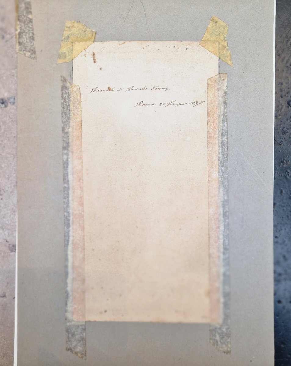 Ettore Roesler Franz 1845-1907 Man Dressed In Oriental Style Watercolor-photo-1