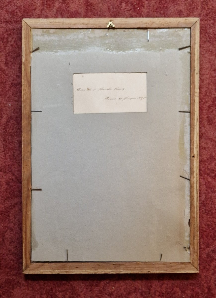 Ettore Roesler Franz 1845-1907 Man Dressed In Oriental Style Watercolor-photo-2