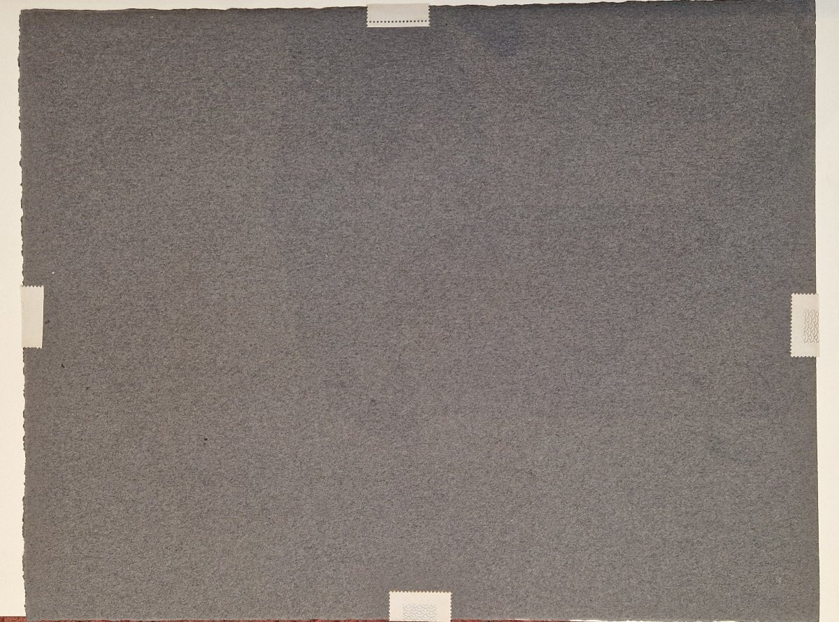 John William Tristram 1872-1938 Meadow In Spring Pastel-photo-1