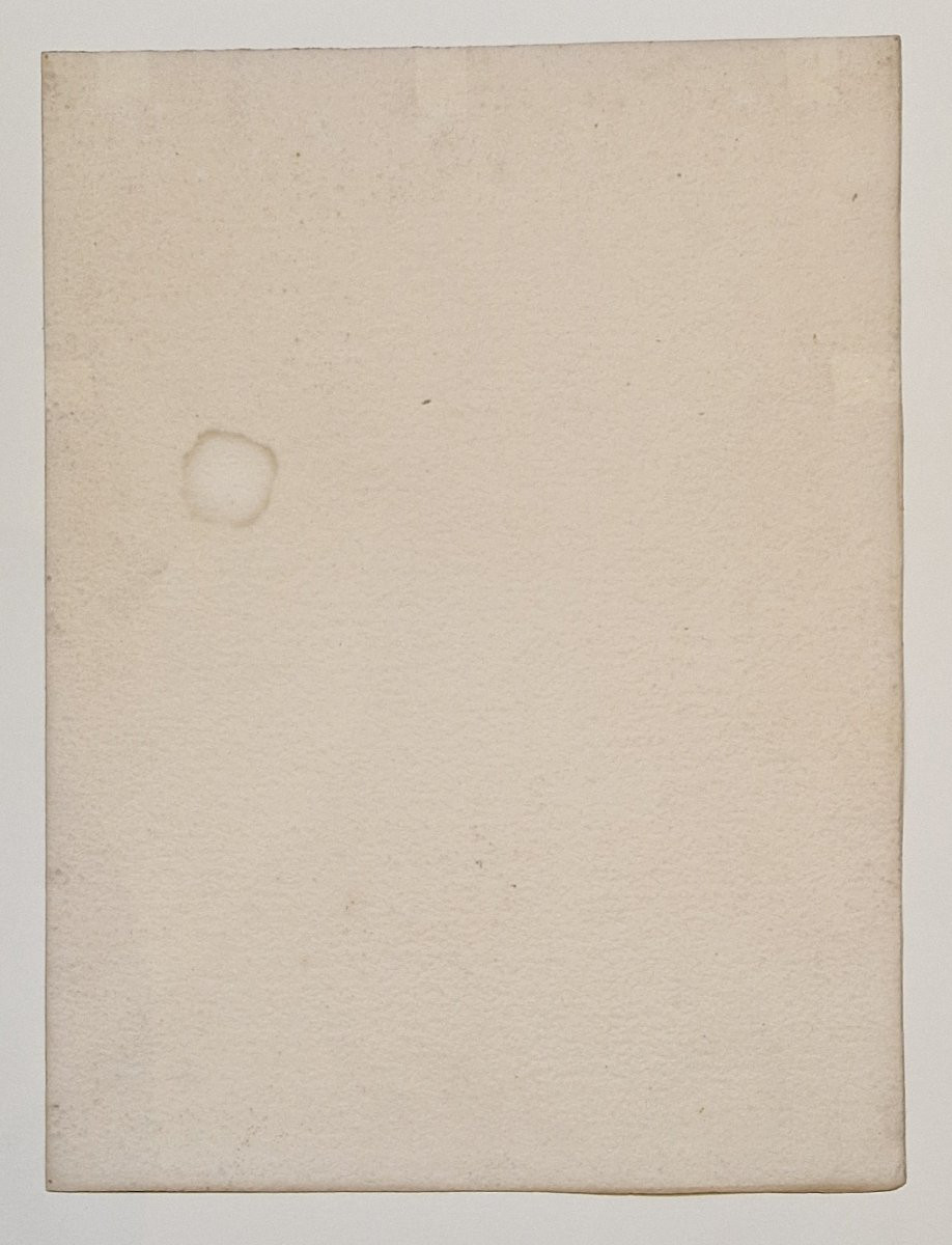 René Leverd 1872-1938  La statue de Condorcet Quai Conti à Paris Aquarelle-photo-2