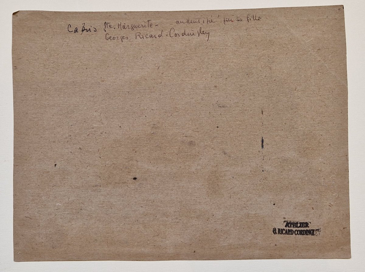 Georges Ricard-cordingley 1873-1939 Sainte Marguerite Chapel In Cabris Oil On Paper-photo-4