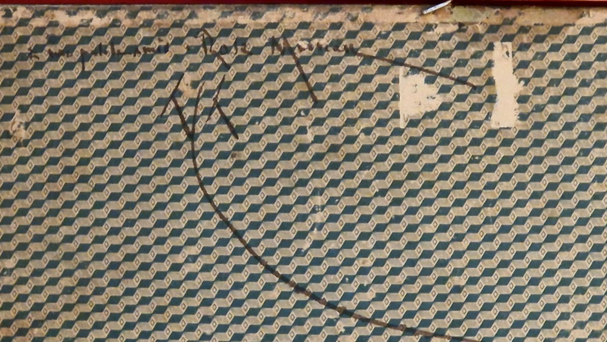 Henri Harpignies 1819-1916 Rivière au crépuscule Huile sur carton-photo-3