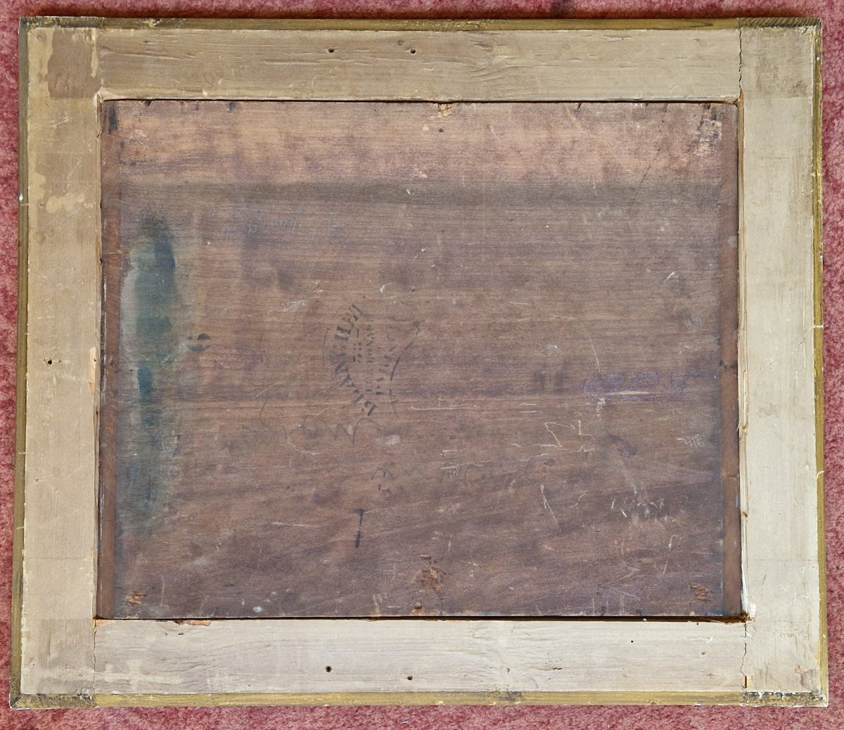 Auguste Lepère 1849-1918 Paysage vendéen Huile sur panneau-photo-4