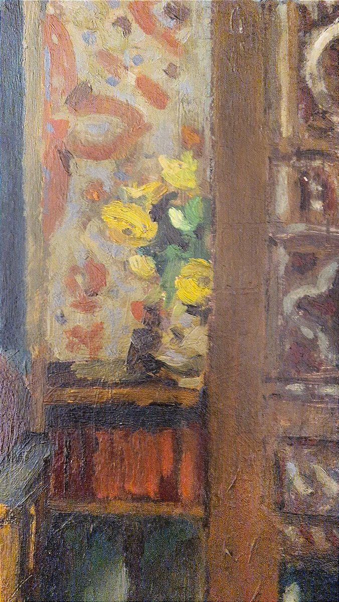 Robert Simon 1888-1961 Coin d'Atelier Oil On Board Mounted On Canvas-photo-2