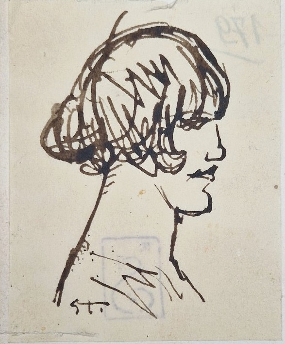 Théophile Alexandre Steinlen 1859-1923 Femmes Trois dessins à la pointe de roseau-photo-3