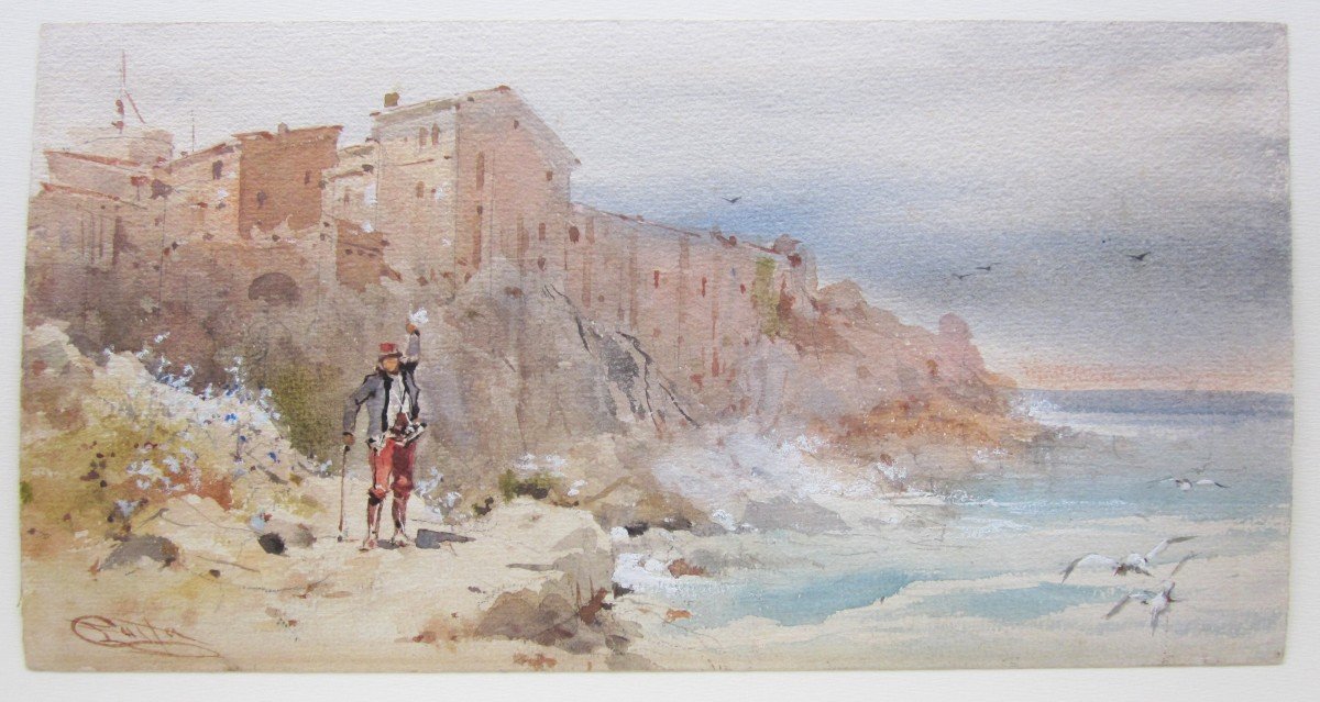 Emmanuel Costa Antibes Watercolor