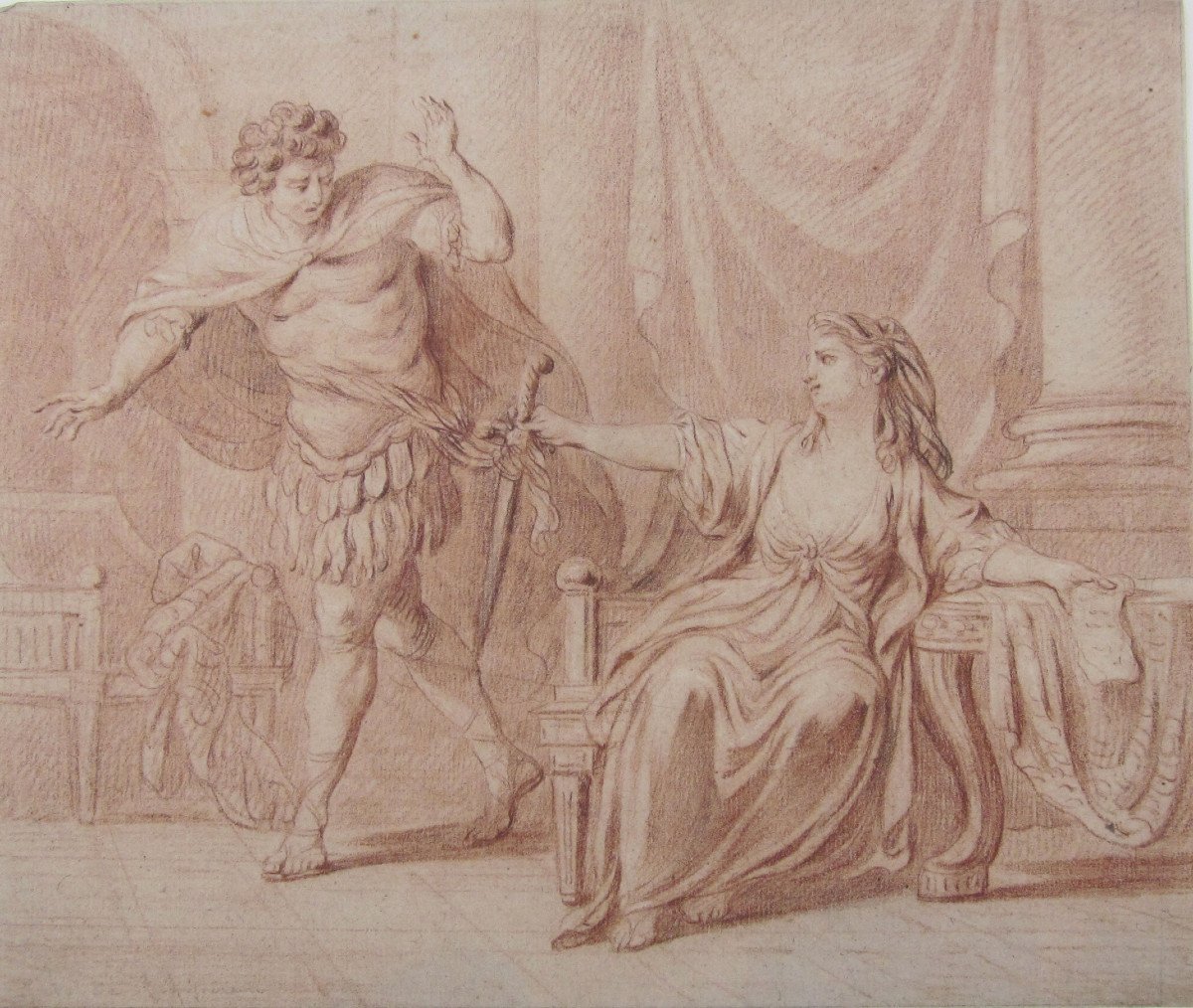 Nicolas René Jollain 1732-1804 Renaud Et Armide 