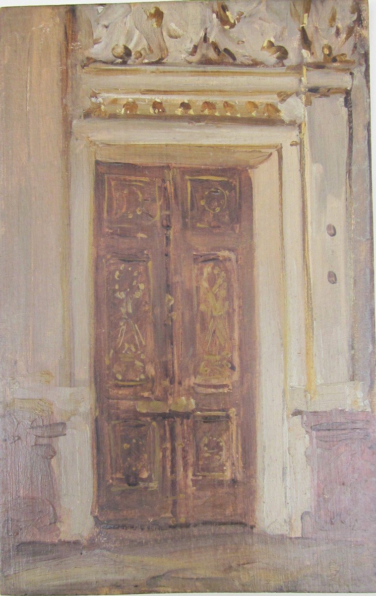 Alexandre Bailly 1866-1949 Intérieur De l'Hôtel De Lauzun à Paris