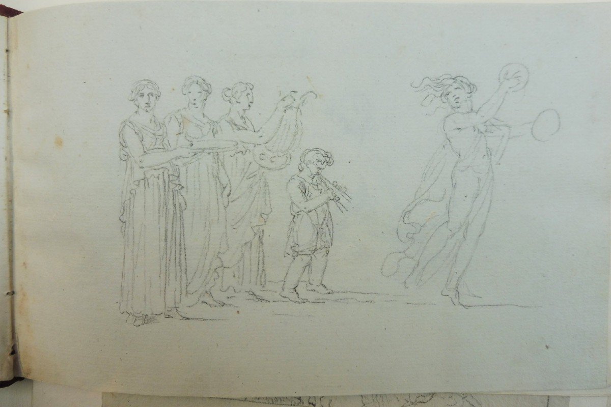 Jean-jacques Le Barbier l'Ainé  1738-1826 Album De Dessins-photo-4