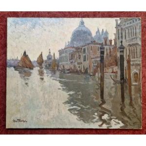 Abel Truchet 1857-1918 Venise Huile sur toile