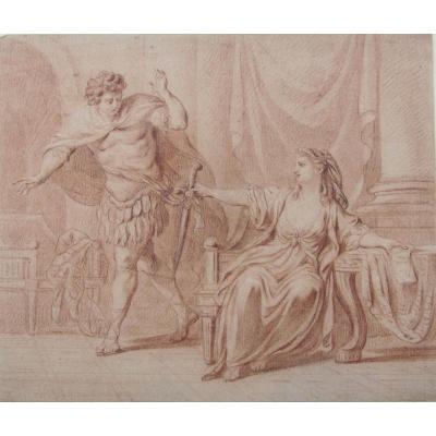 Nicolas René Jollain 1732-1804 Renaud And Armide