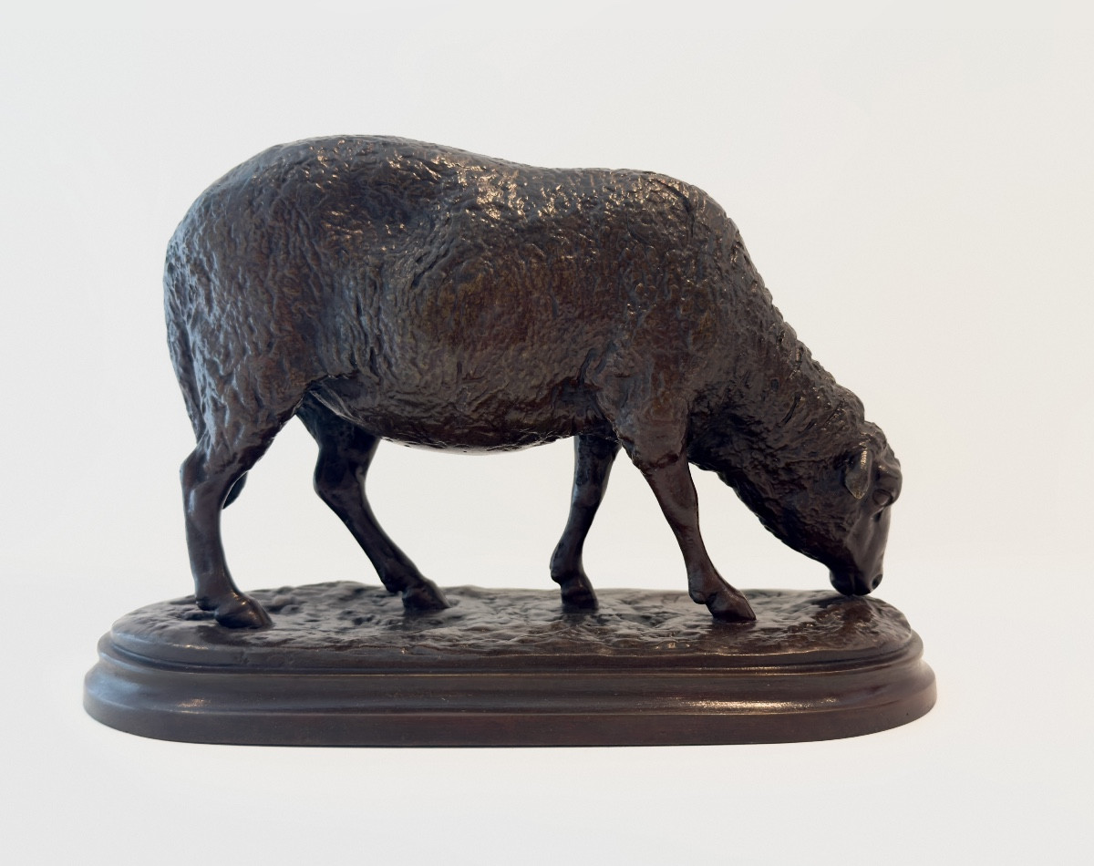 Brebis tondue - Bronze de Rosa Bonheur (1822 - 1899)-photo-2