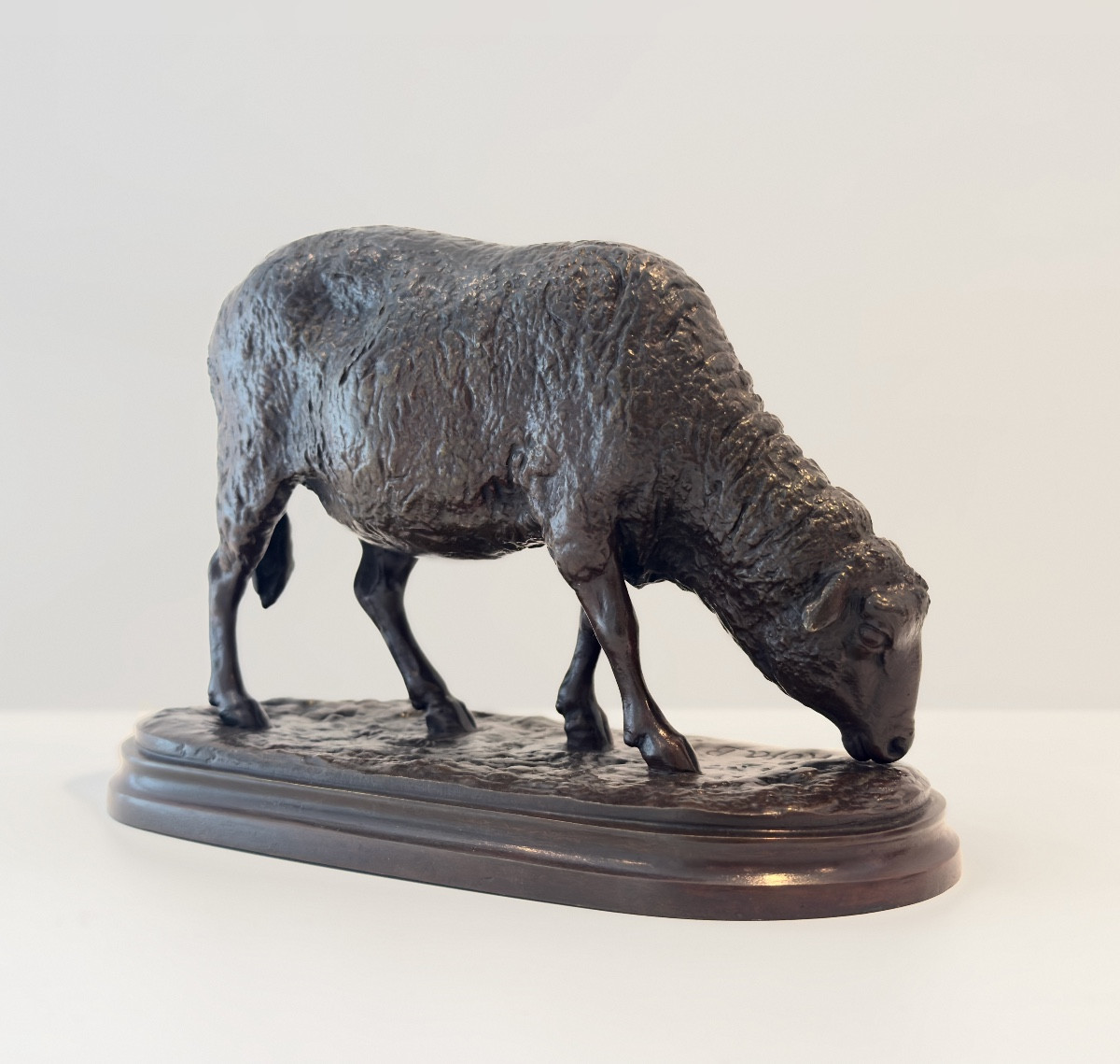 Brebis tondue - Bronze de Rosa Bonheur (1822 - 1899)-photo-3