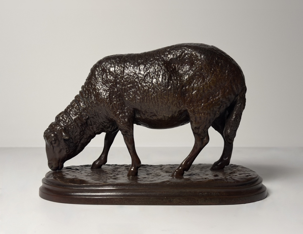 Shorn Sheep - Bronze By Rosa Bonheur (1822 - 1899)