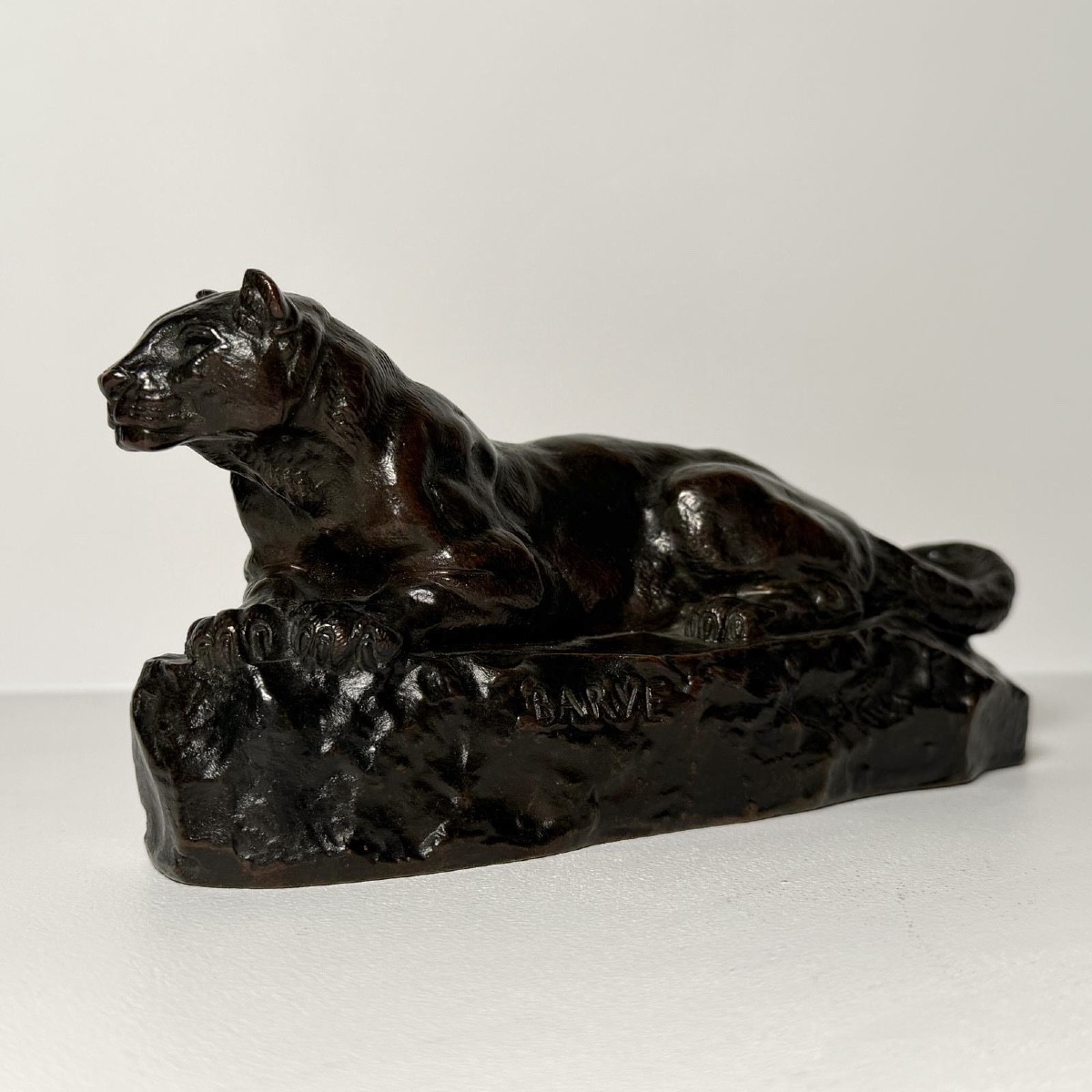 Panther Of Tunis No. 2 - Bronze By Antoine-louis Barye-photo-4
