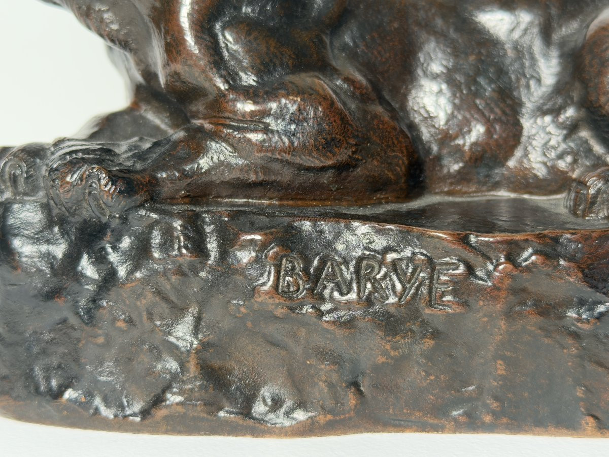 Panther Of Tunis No. 2 - Bronze By Antoine-louis Barye-photo-2