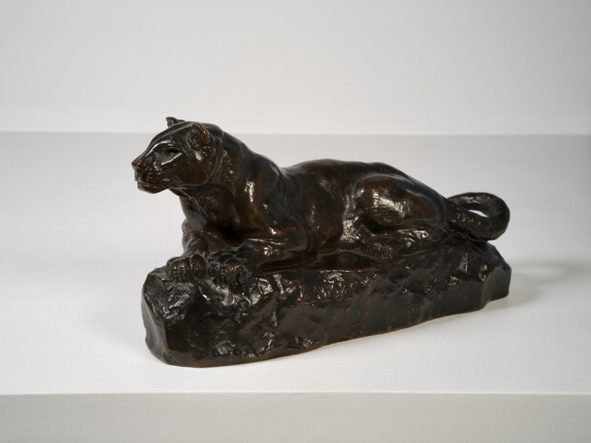 Panther Of Tunis No. 2 - Bronze By Antoine-louis Barye