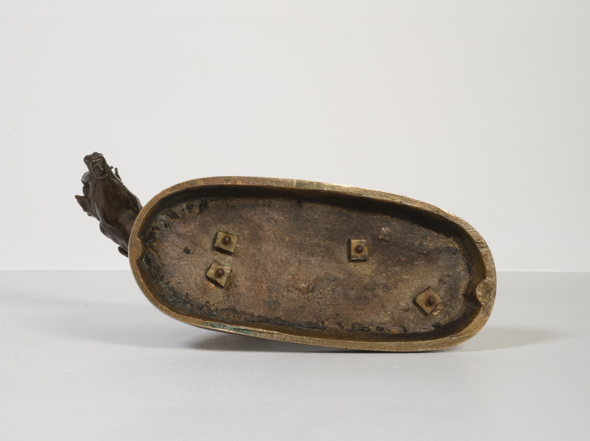 Cheval de Spahi - Bronze d'Edouard Letourneau (1851 - 1907)-photo-2