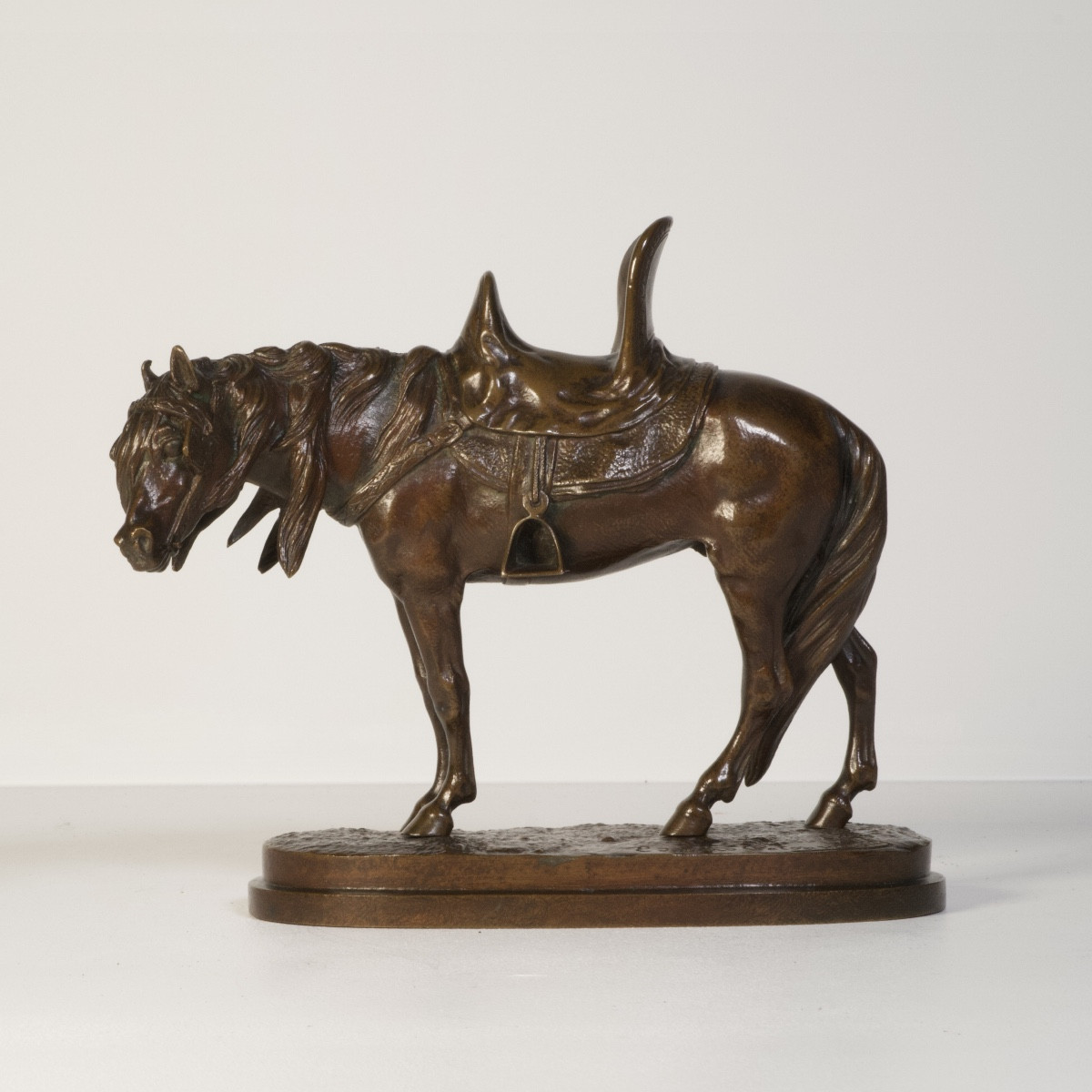 Cheval de Spahi - Bronze d'Edouard Letourneau (1851 - 1907)