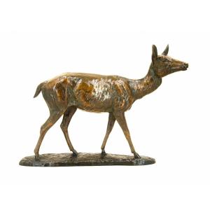 Biche - Bronze de Irénée Rochard (1906 - 1984)