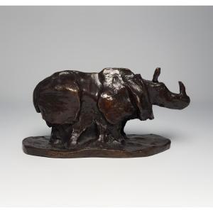 Rhinocéros - Bronze de Guy Le Corroller