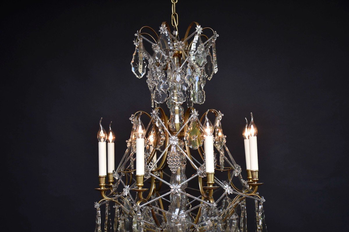Rococo Style Crystal Chandelier-photo-3
