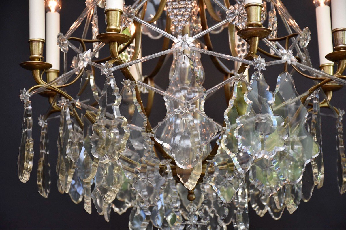 Lustre En Cristal Style Rococo-photo-4